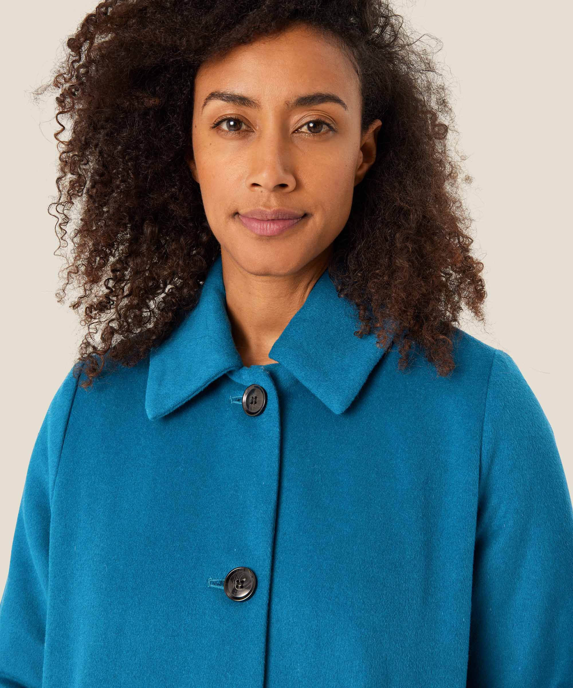 manteau classique en mélange de laine, Celestial
