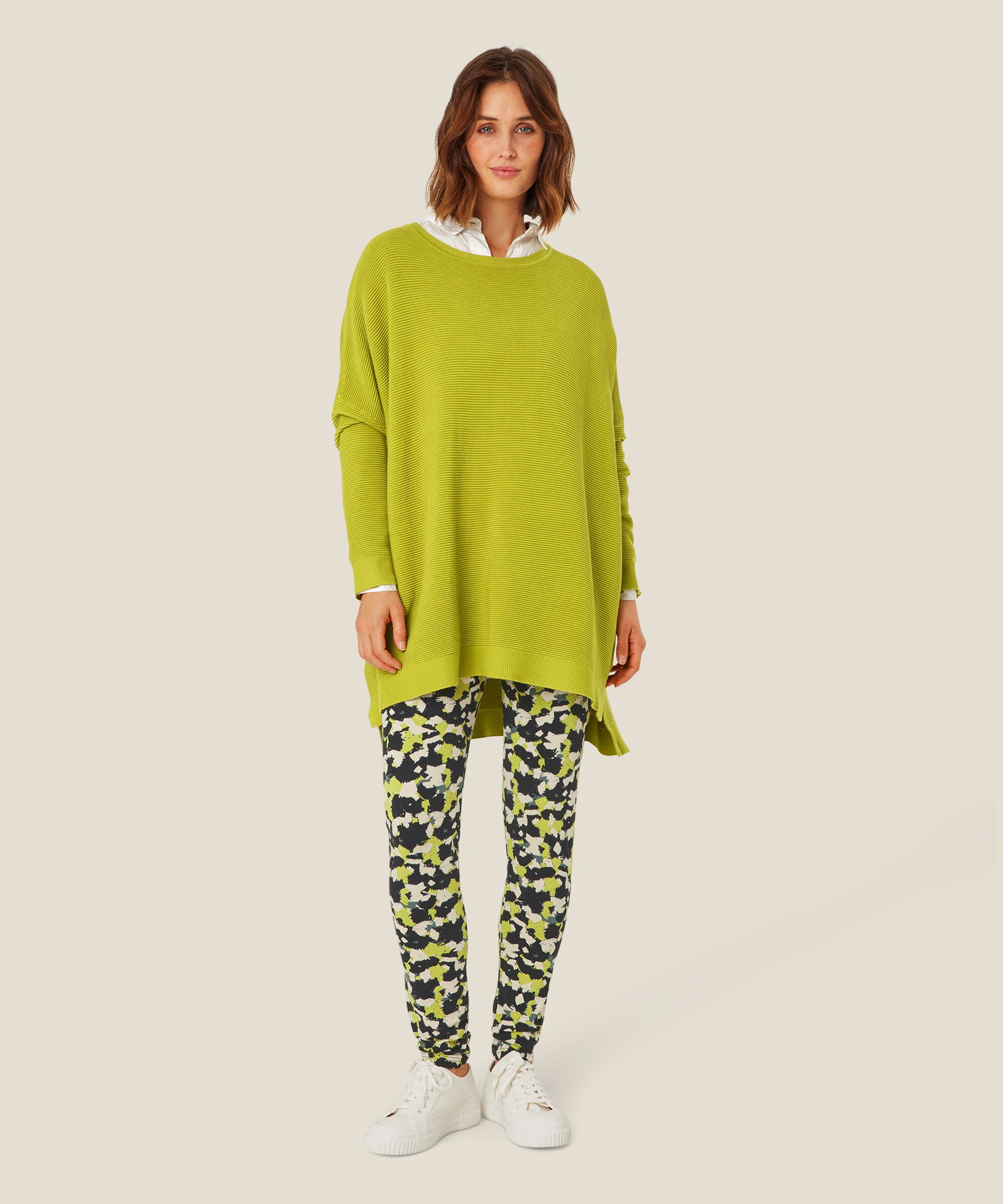 legging en jersey doux à motif, Oasis