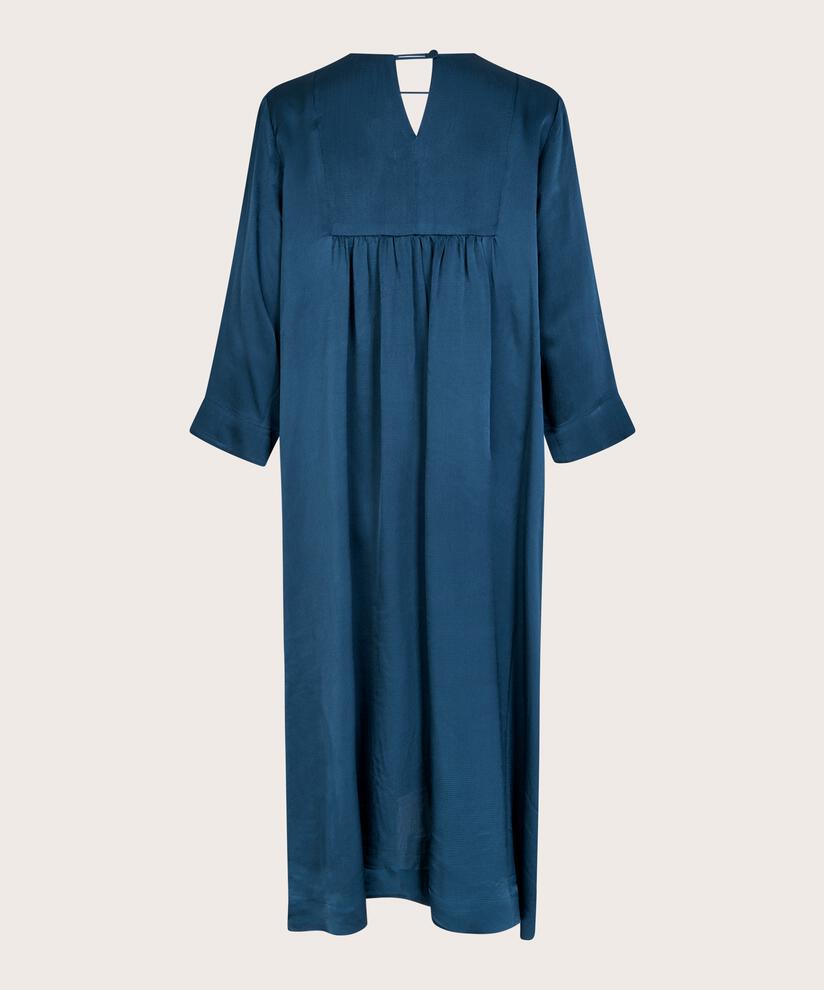 Robe En Viscose Manches Trois-quarts, Moonlit Ocean