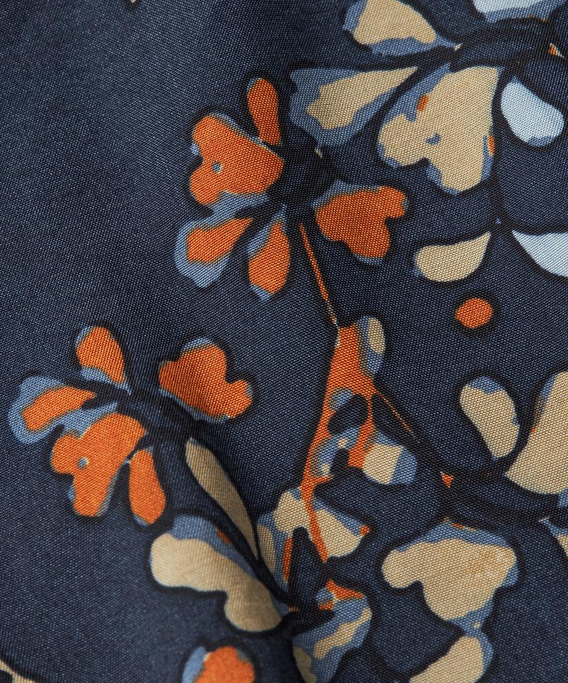 Tunique En Viscose Imprimée À Manches 3/4, Autumnal