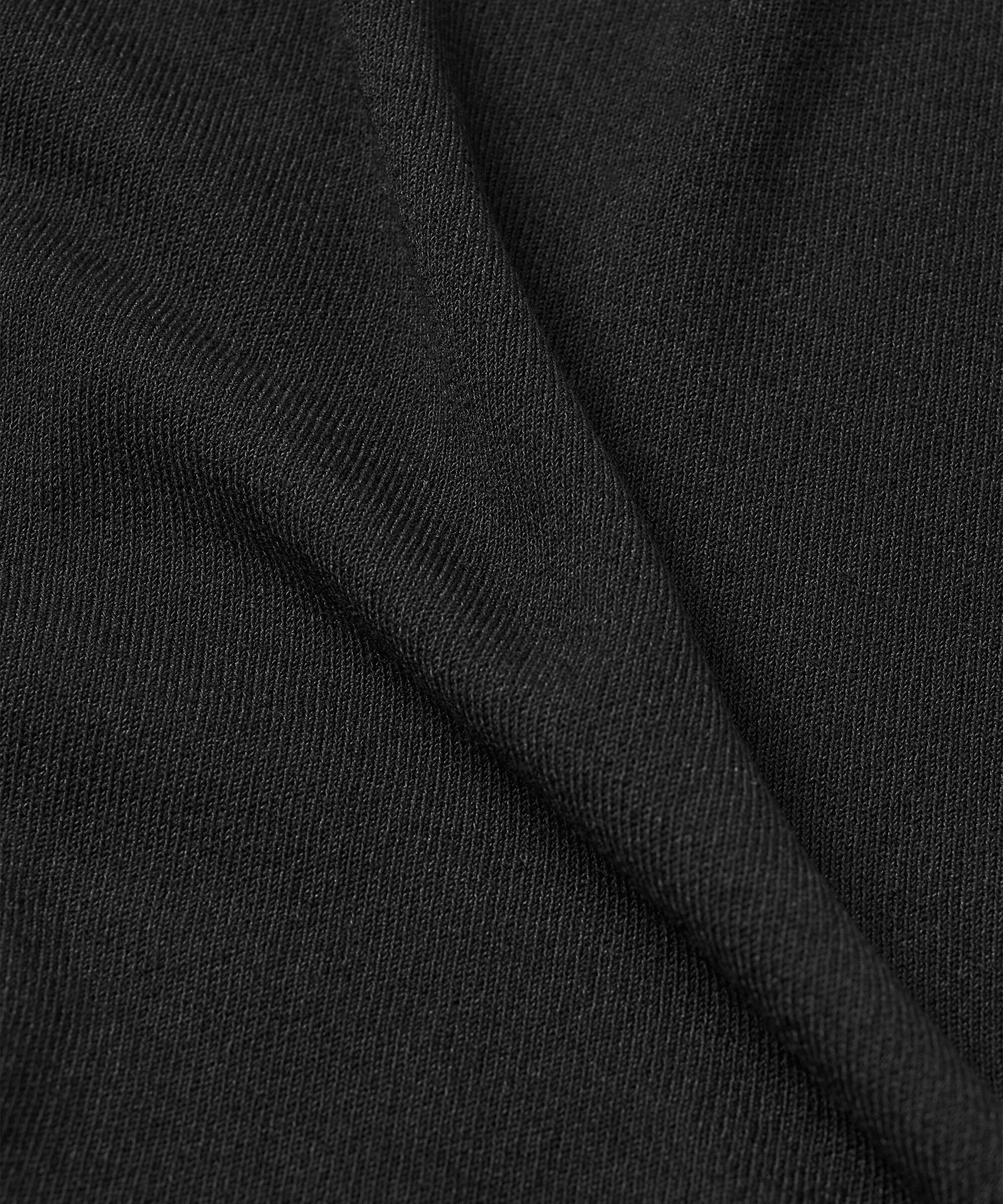 Tunique À Col Rond Et Poches, Black