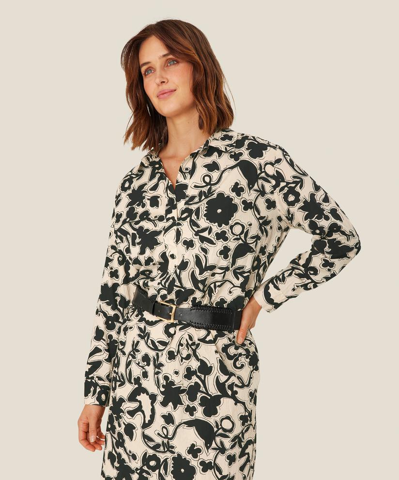 ceinture élastique avec boucle dorée, Black