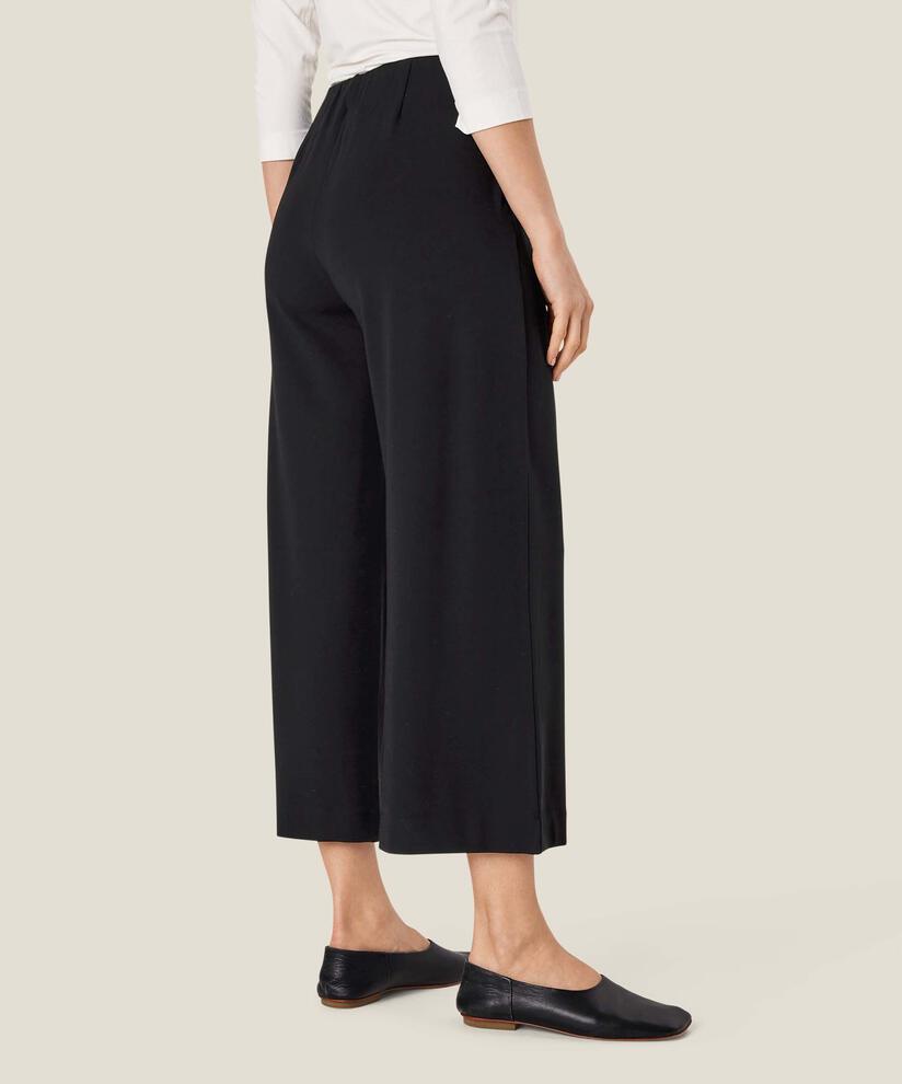 pantalon en jersey épais avec poches, Black