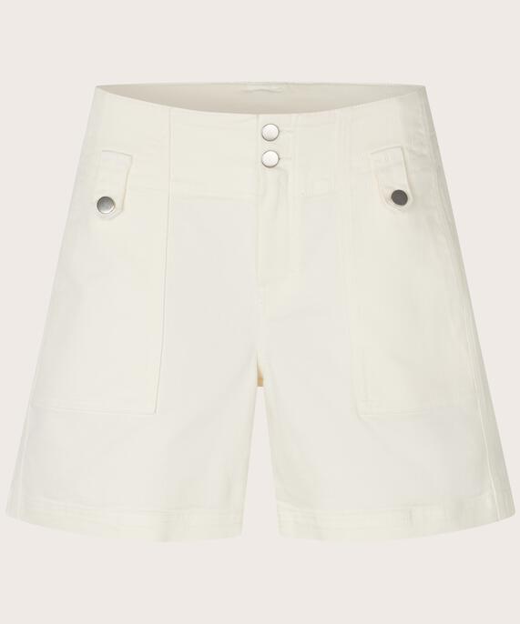 short en jean taille haute avec détails boutons, Jet Stream