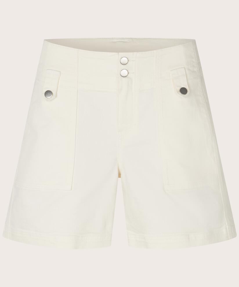 short en jean taille haute avec détails boutons, Jet Stream