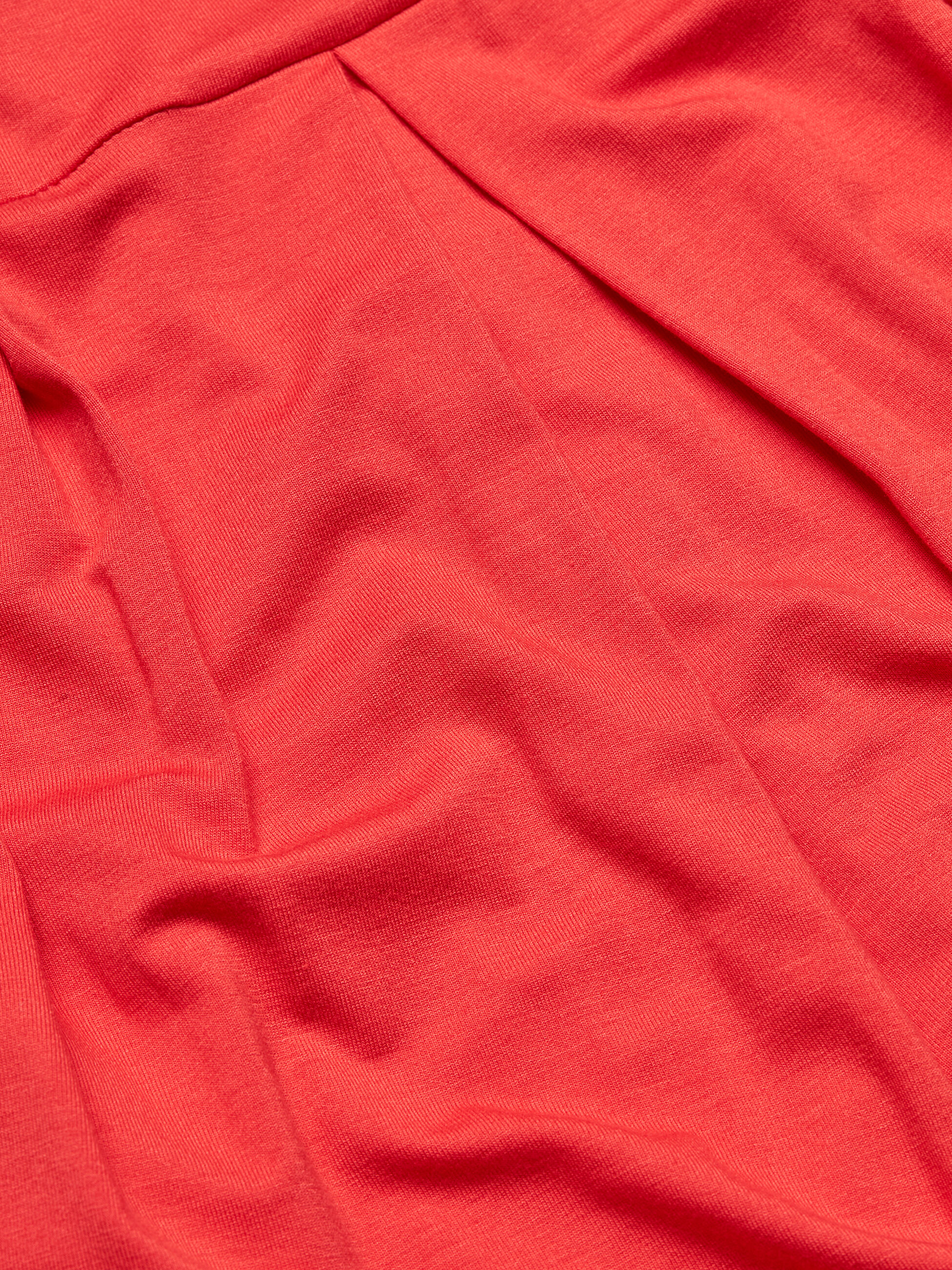robe tulipe &agrave; manches courtes et col rond, Poinsettia