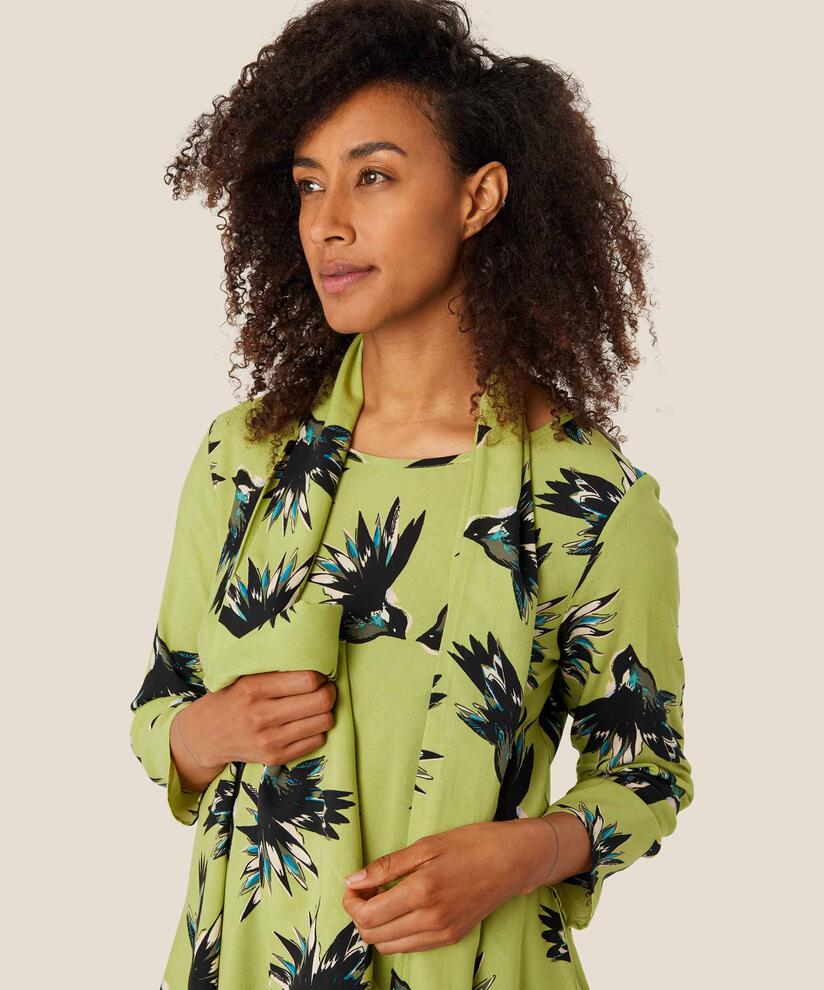 Écharpe en viscose imprimée, Fern