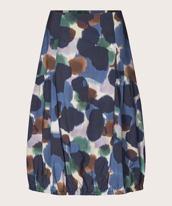 jupe en viscose avec poches fendues et bord élastique, Navy Blazer