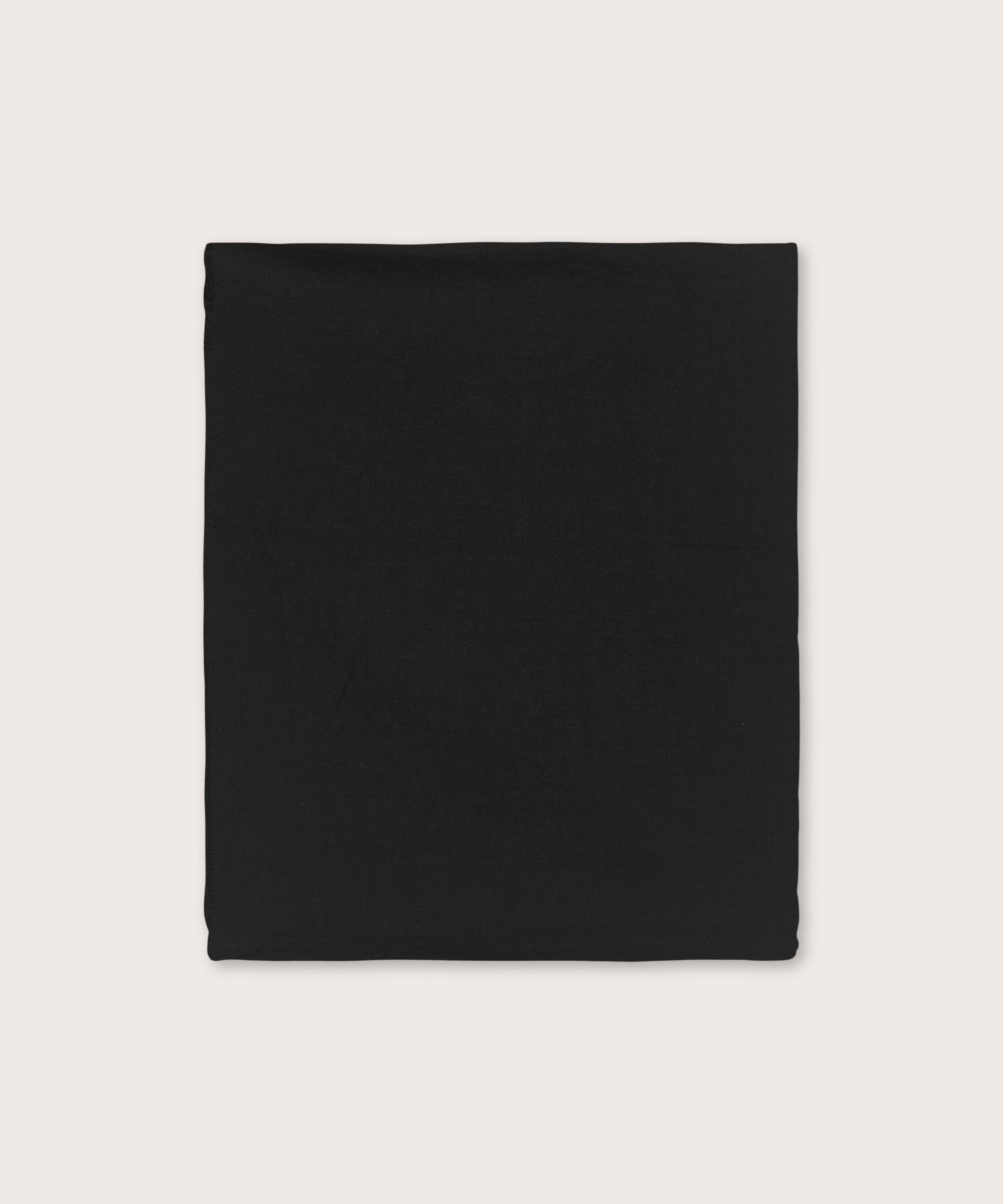 Écharpe En Coton Doux, Black