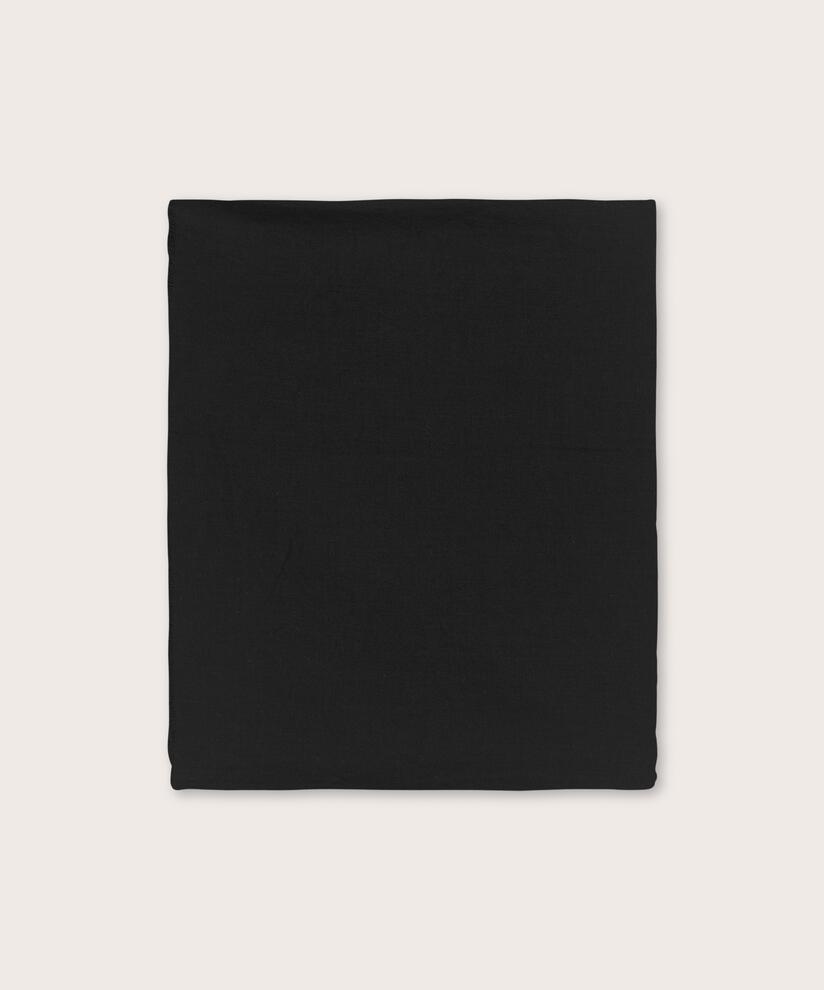 Écharpe En Coton Doux, Black