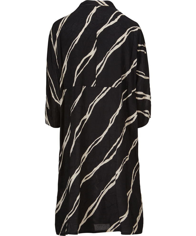 IOSETTA SHIRT DRESS, Black