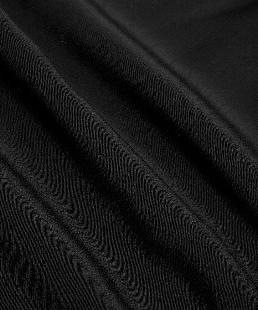 robe avec boutons et lien à la taille, Black