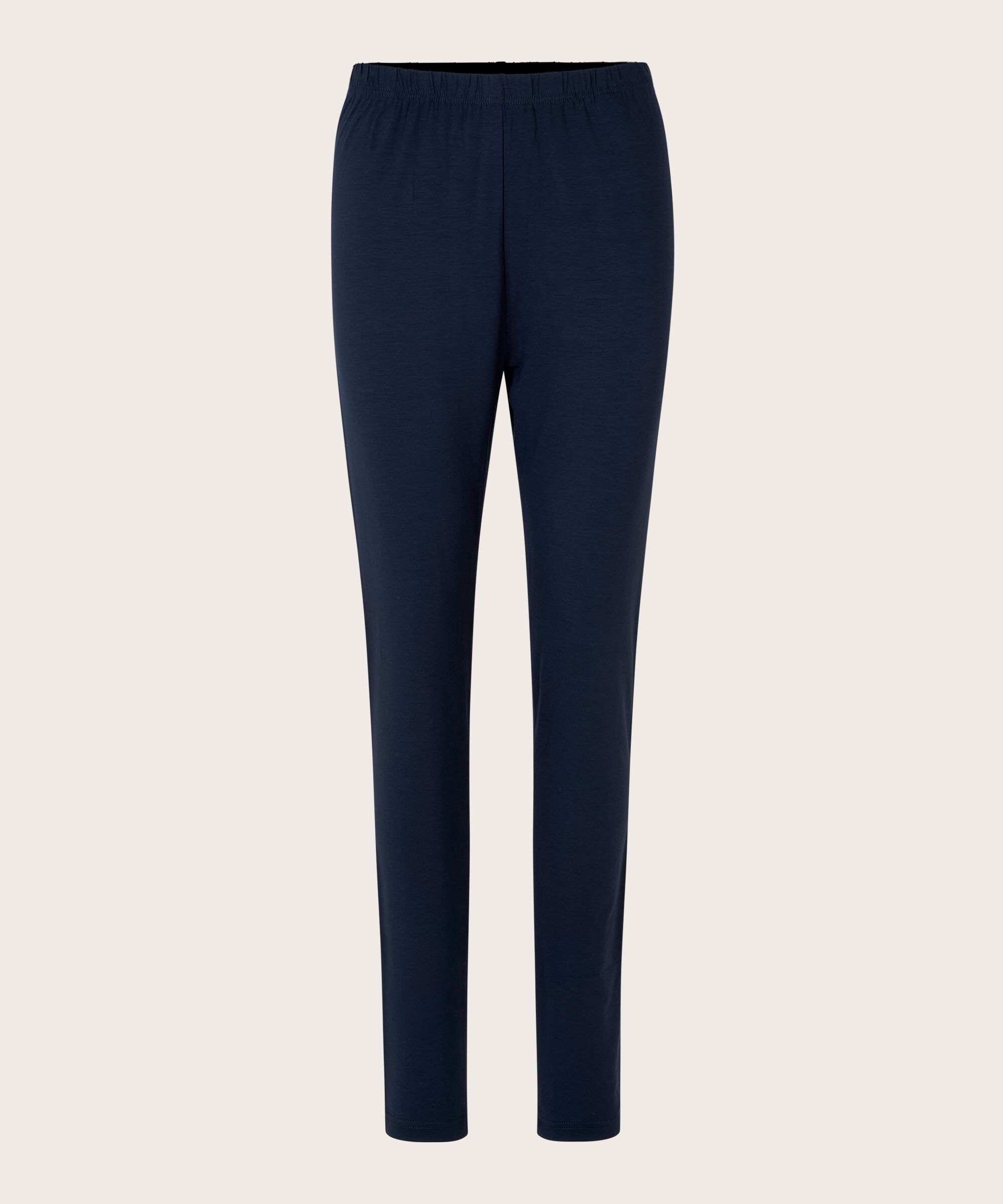 Legging Long En Jersey Doux, Navy