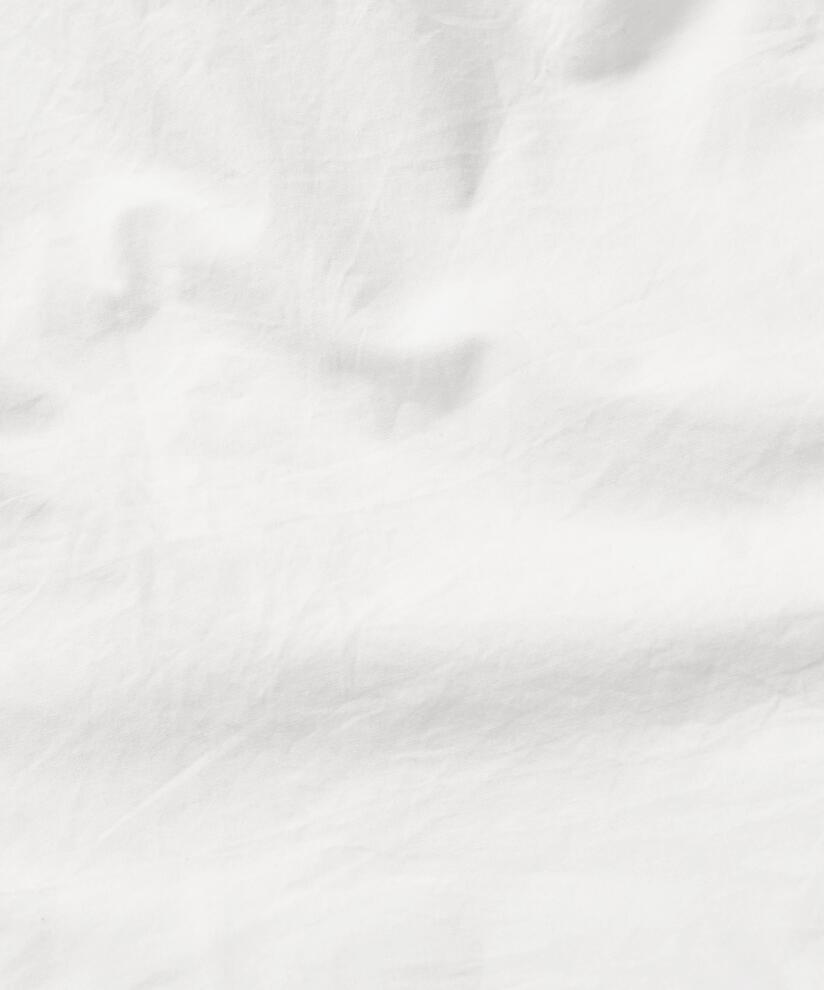 chemise cache-cœur en popeline de coton, White