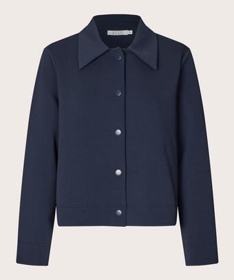 veste courte en jersey épais, Navy Blazer