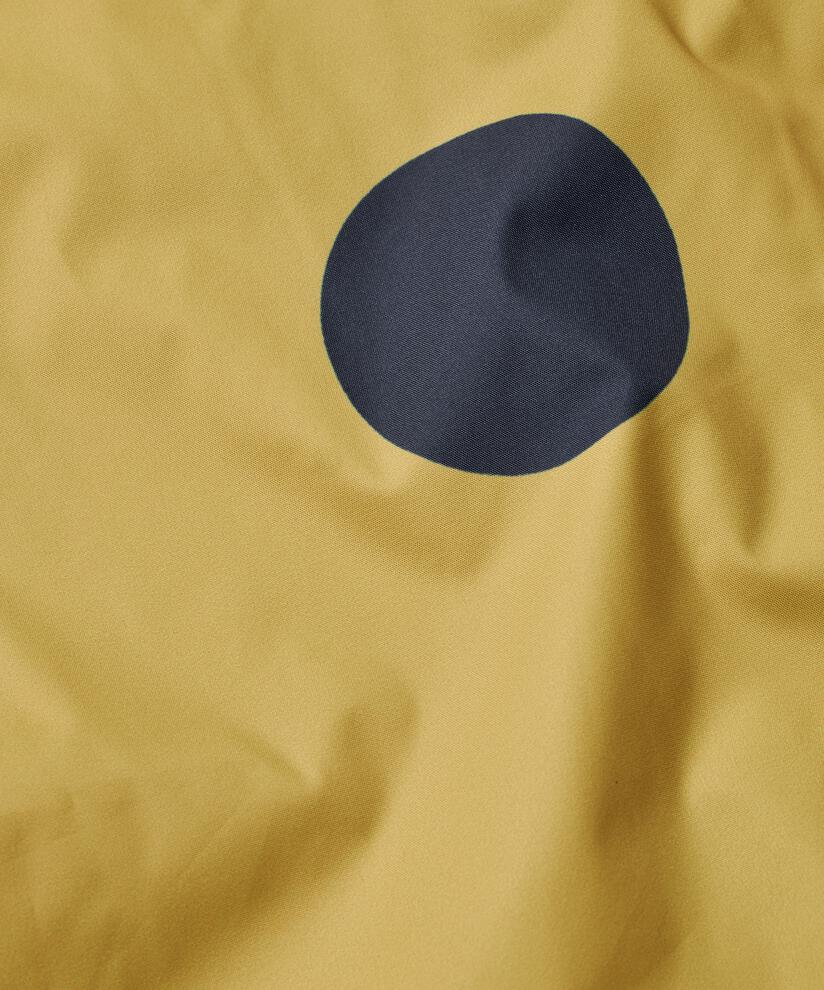 anorak de pluie à pois avec capuche, Burnish Gold