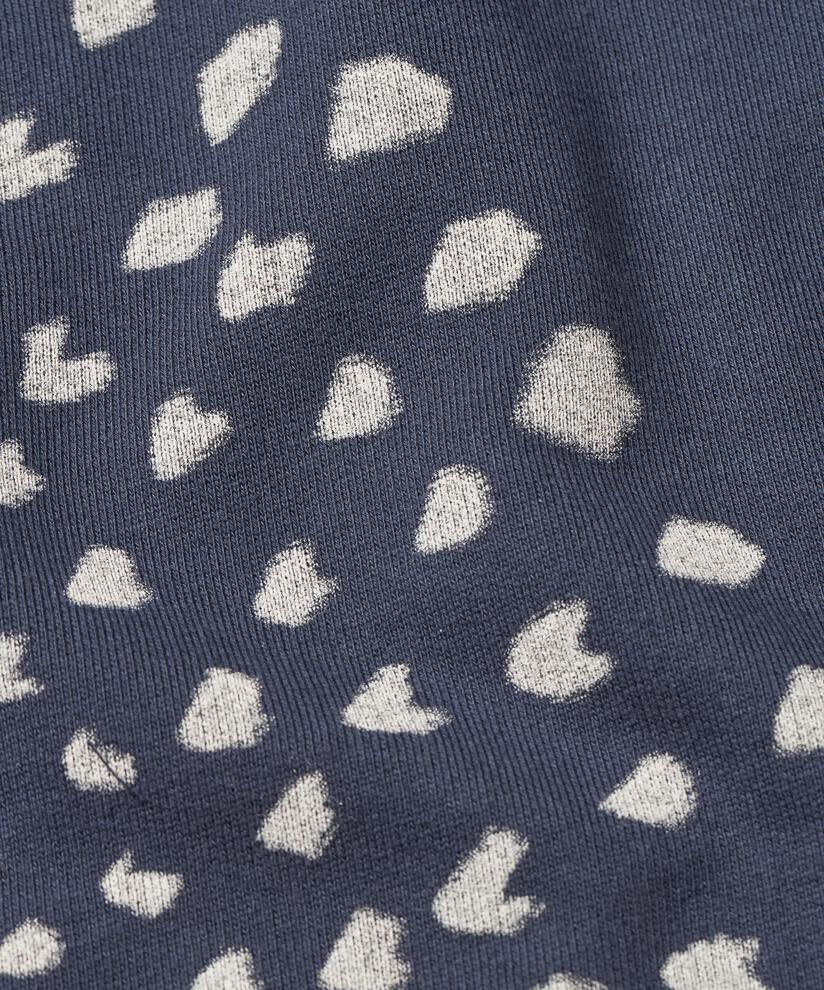Sweat-shirt avec imprimé peint à la main, Mood Indigo