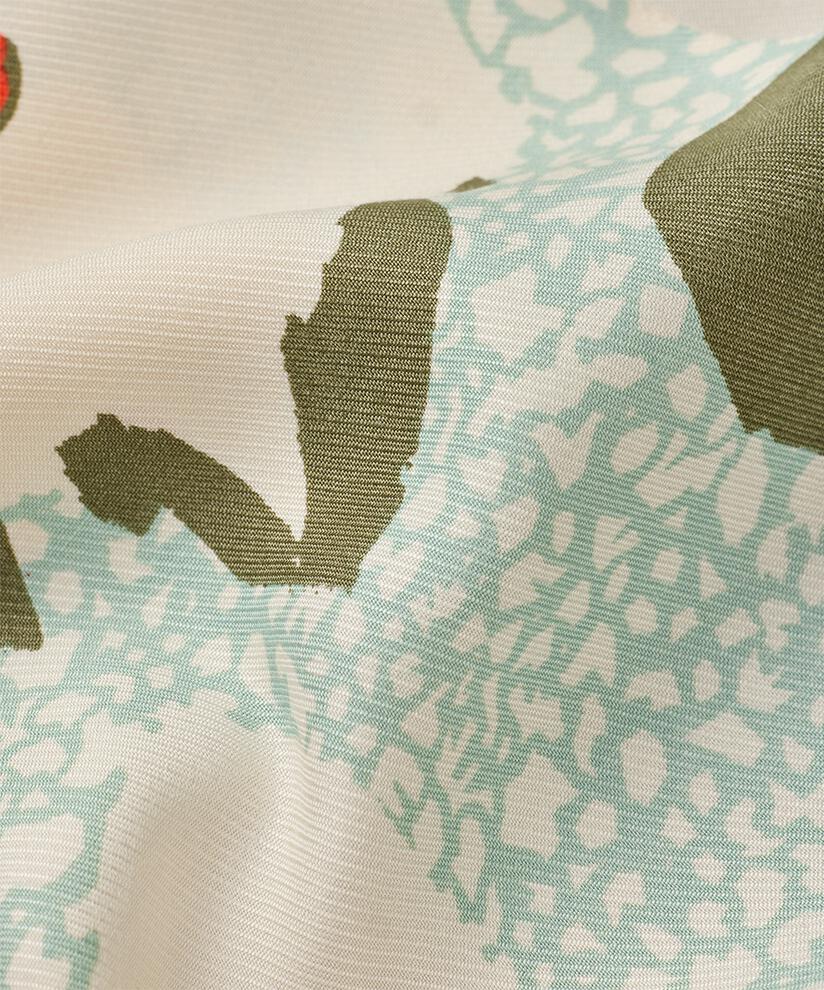 écharpe en viscose imprimée, Frosty Green