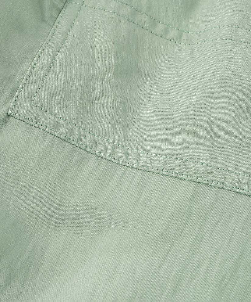 blouse en coton effet cache-cœur, Frosty Green