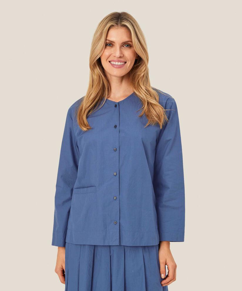 Veste chemise boutonnée en coton, Sargasso Sea