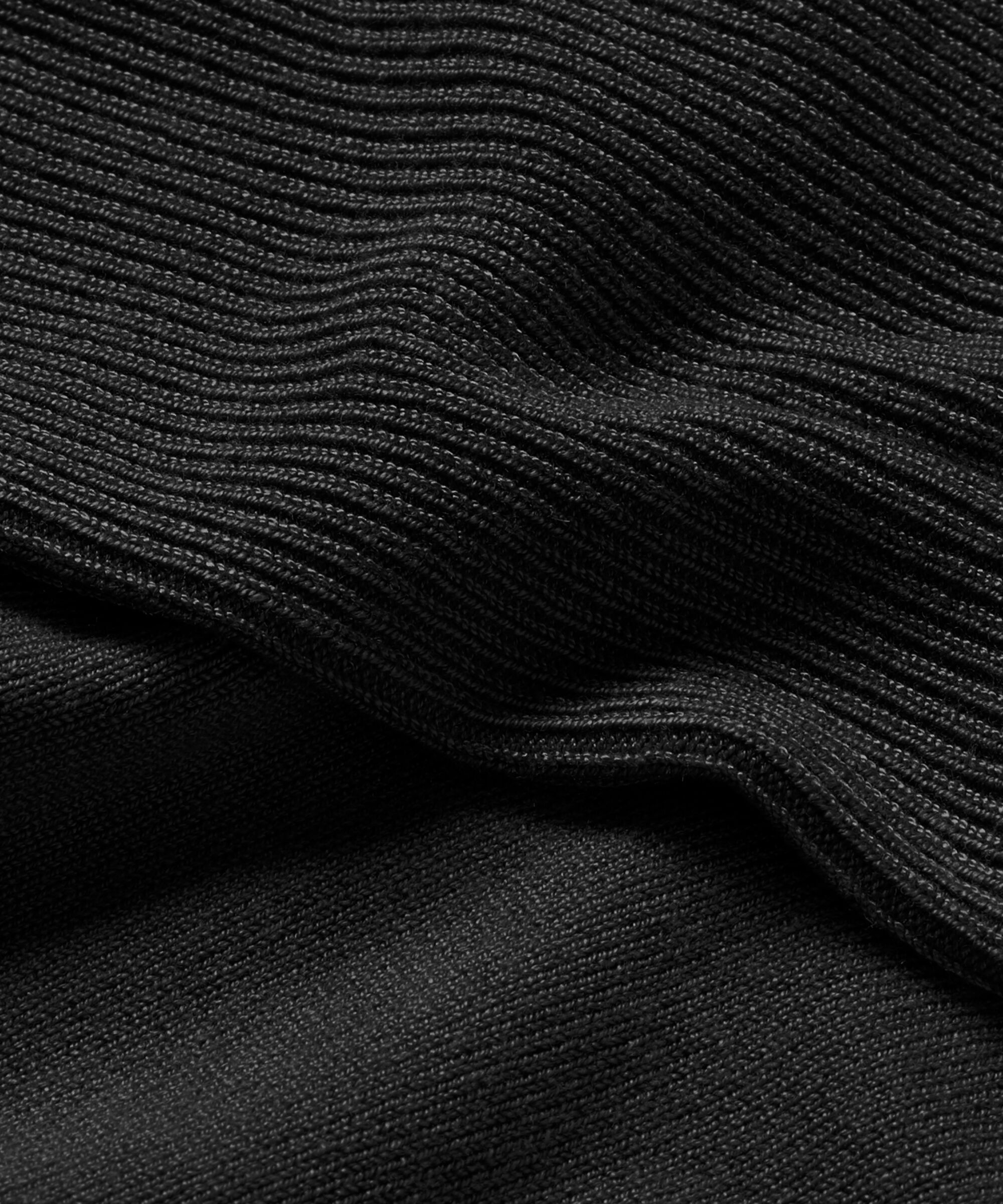 Pull Oversize À Manches Étroites, Black
