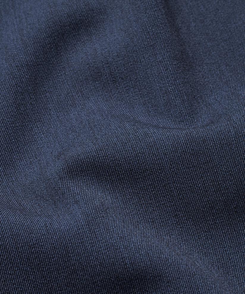 Pantalon Tissé Avec Stretch Et Bouton Sur La Jambe, Navy Blazer