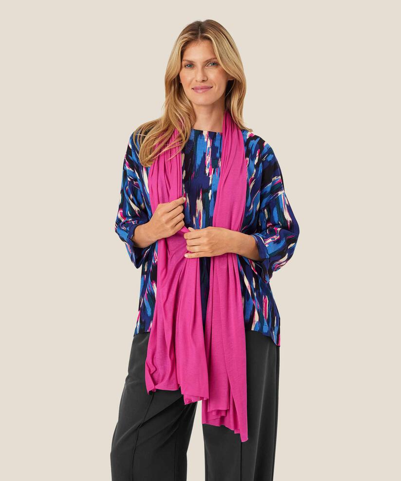 Écharpe En Modal, Fuchsia Red