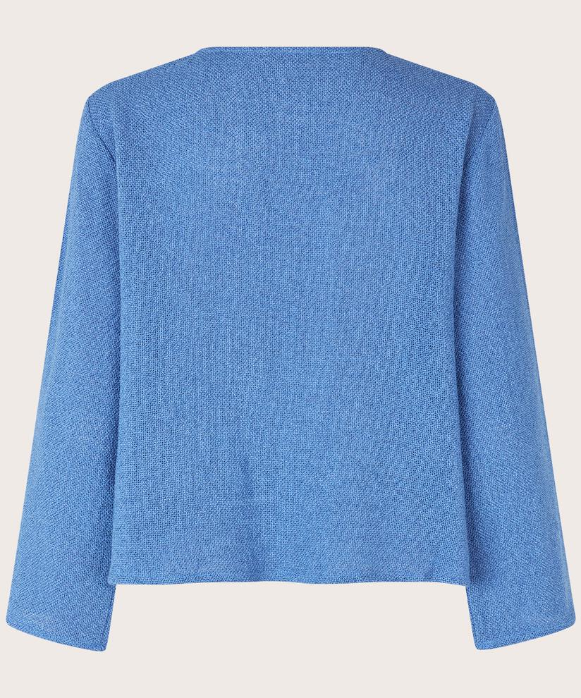 Veste Courte En Bouclé, Ultramarine