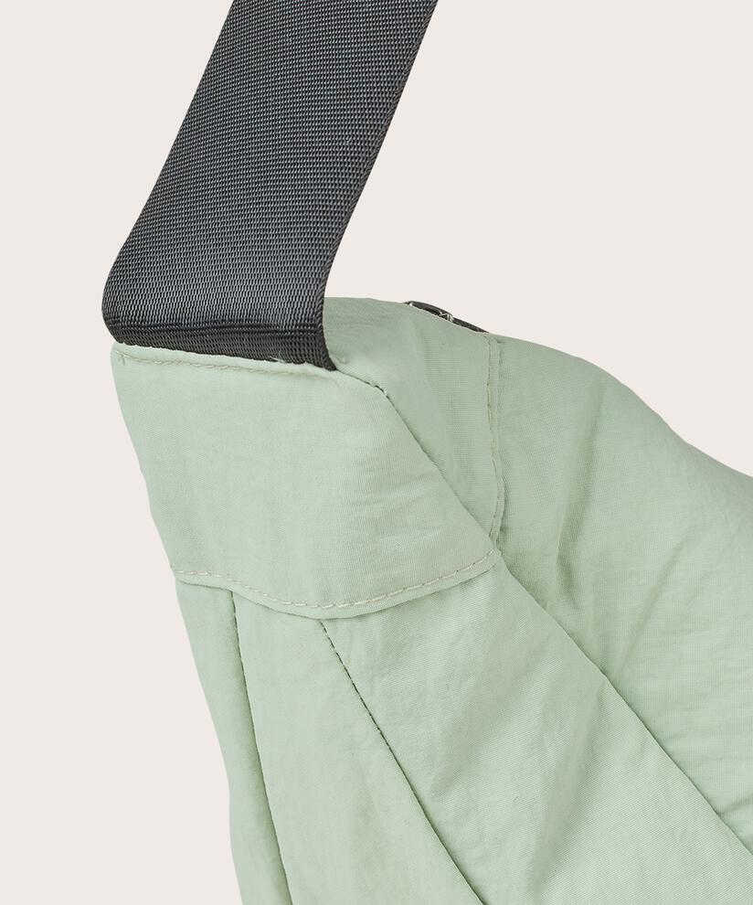 sac à bandoulière avec fermeture éclair, Frosty Green