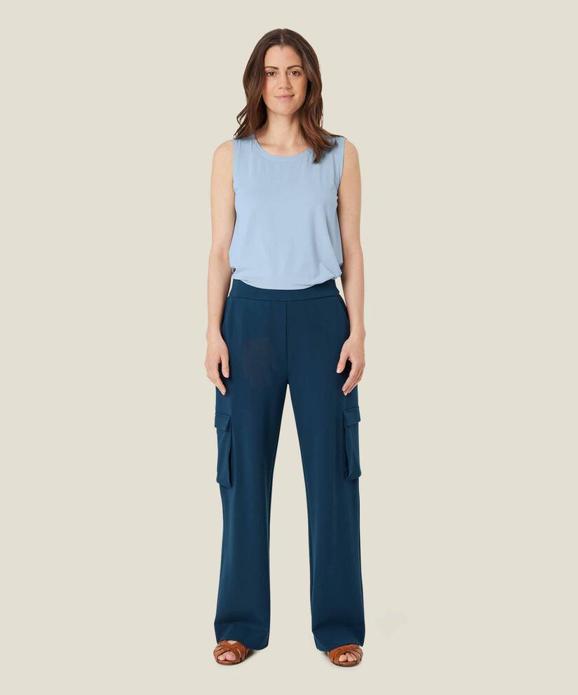 pantalon cargo en jersey résistant, Moonlit Ocean