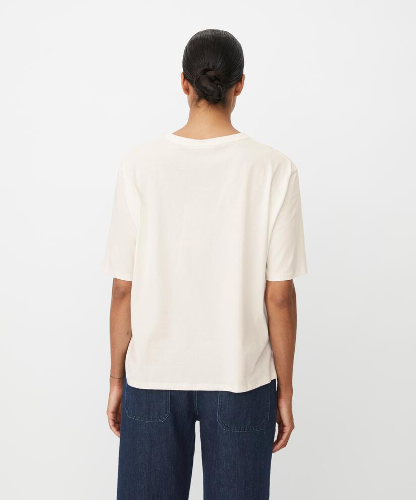 T-shirt En Coton Avec Imprimé, Jet Stream