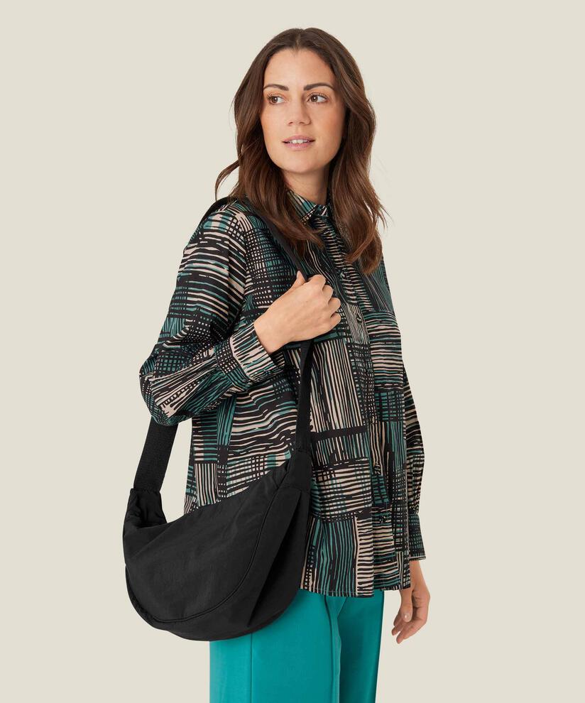 sac avec bandoulière réglable, Black
