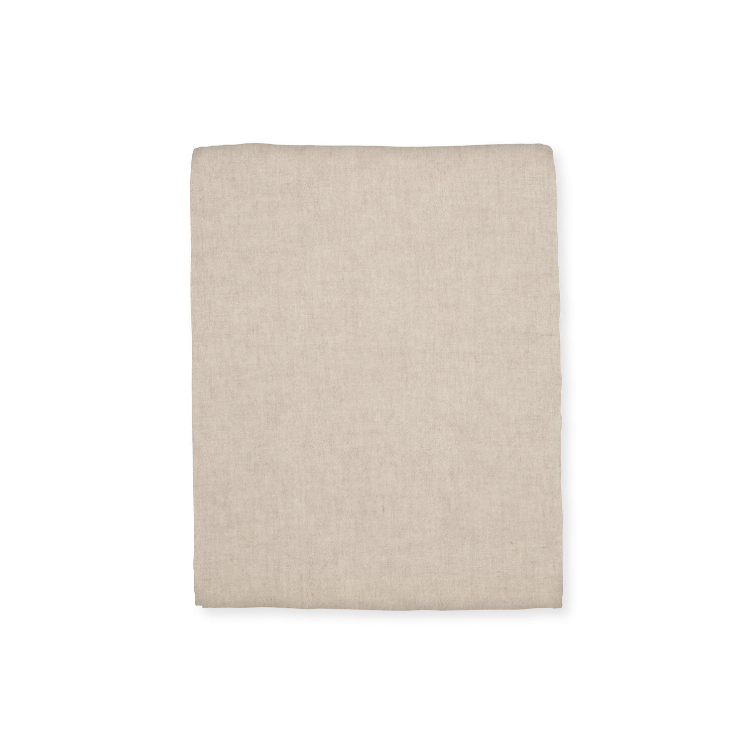 grande &eacute;charpe en laine &agrave; franges, L beige mel