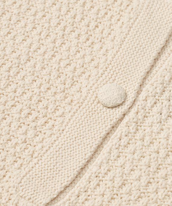 Pull avec motif tricoté et boutons recouverts, Whitecap