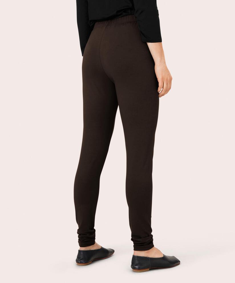 Legging Long En Jersey Doux, Coffee Bean