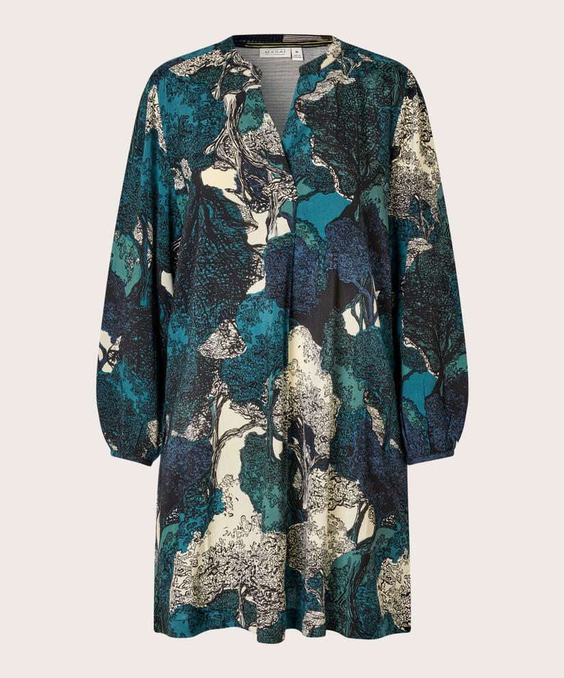 tunique en viscose imprimée avec poches fendues, Celestial