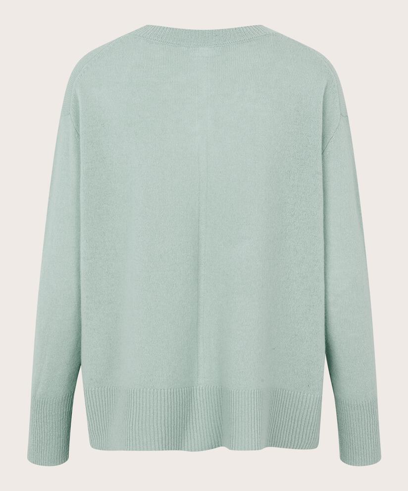 Pull En Laine À Manches Longues Et Bords Côtelés, Ether