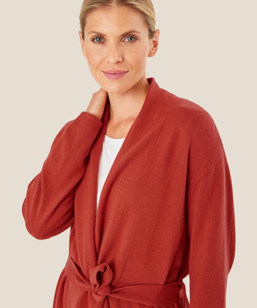 cardigan avec lien en laine mélangée, Picante