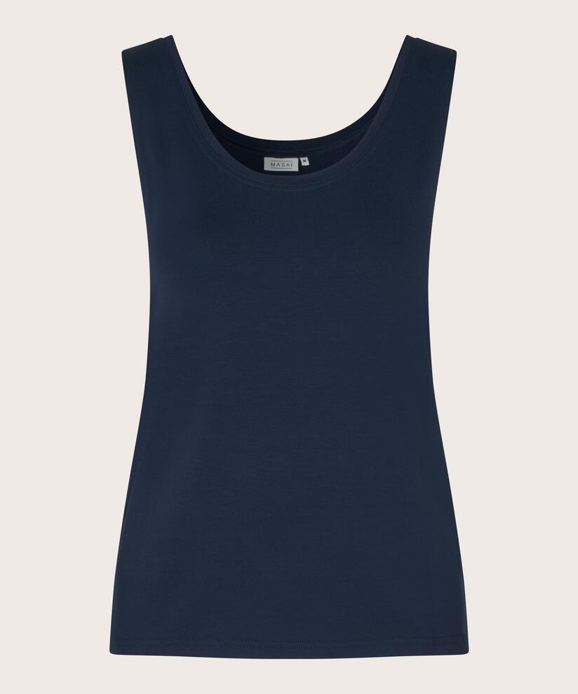débardeur en jersey doux, Navy