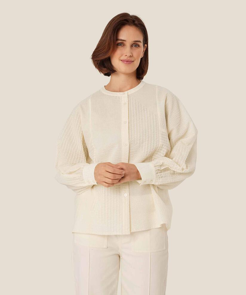 chemise en coton à col rond et machettes, Jet Stream