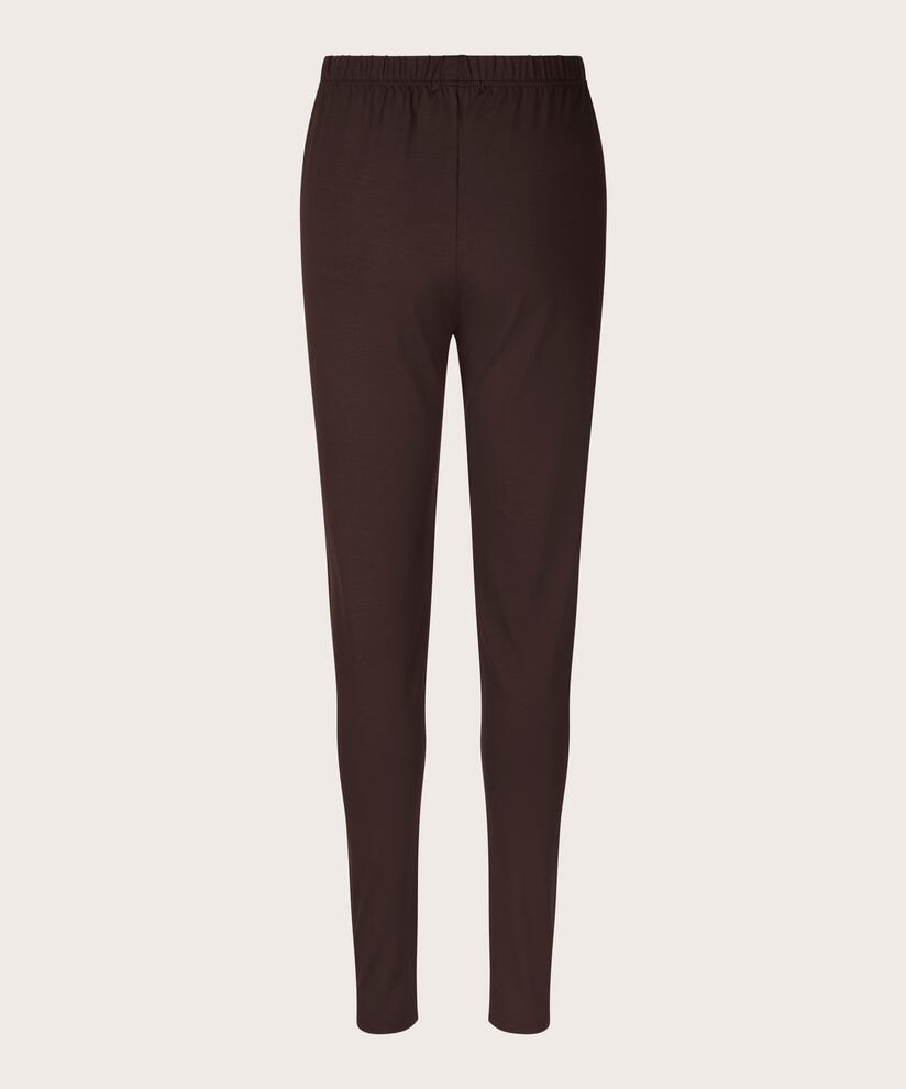 Legging Long En Jersey Doux, Coffee Bean