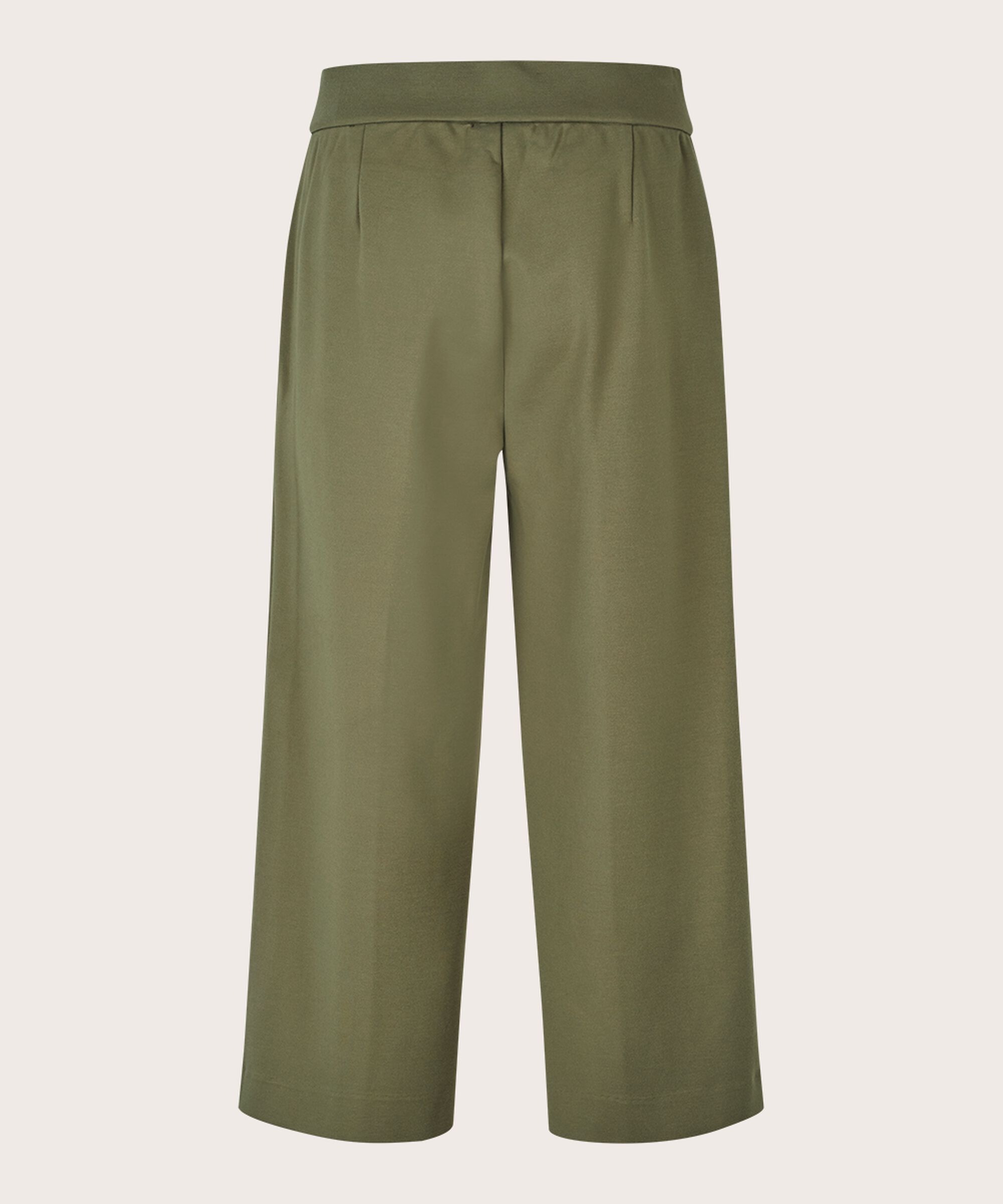 Pantalon En Jersey Épais Avec Poches, D. Lichen Green