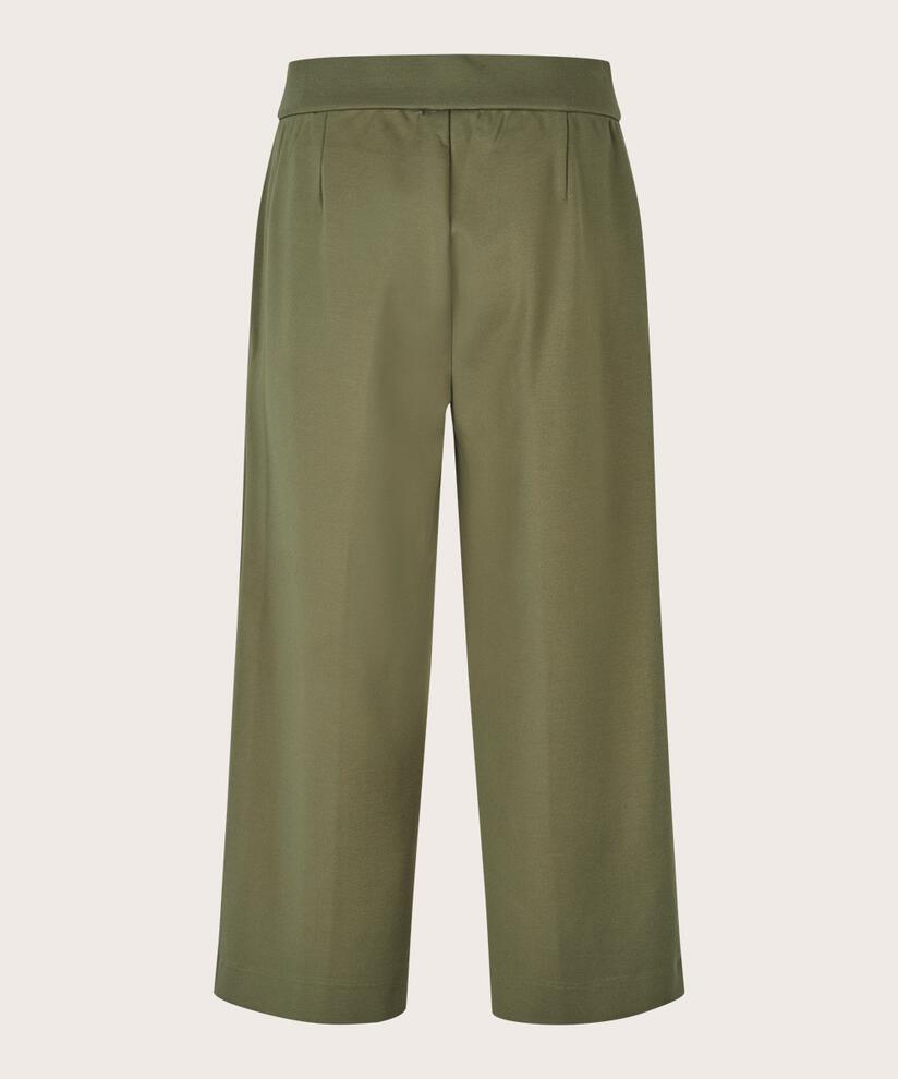 Pantalon En Jersey Épais Avec Poches, D. Lichen Green