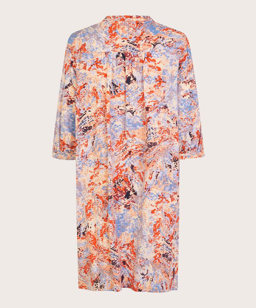 tunique en coton avec structure et petits rideaux, Orange com