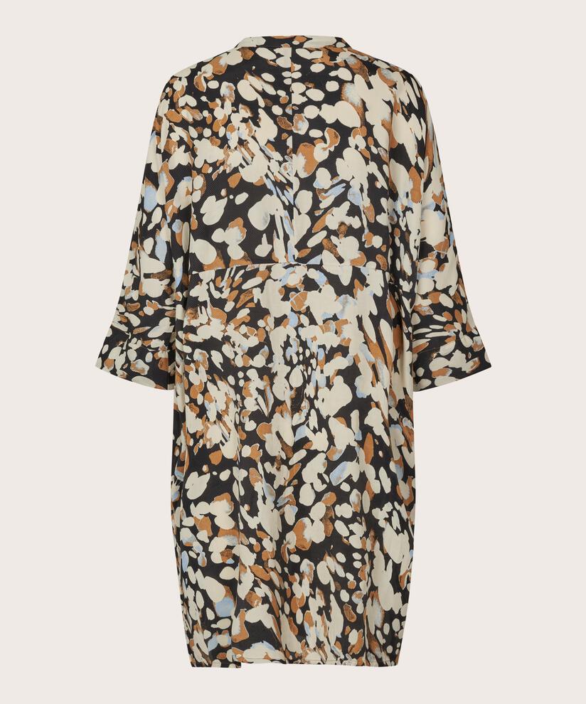 Robe Chemise À Motif En Viscose, Chipmunk
