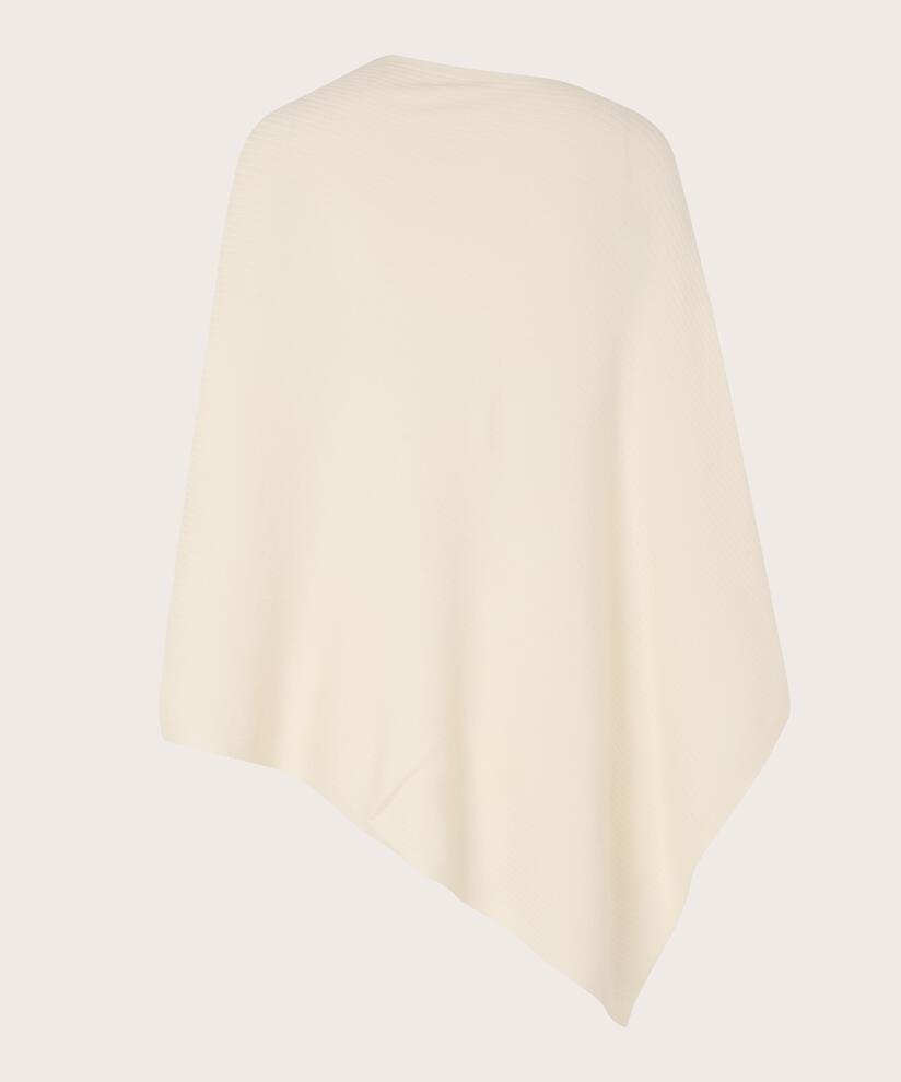 poncho tricoté avec bas asymétrique, Jet Stream