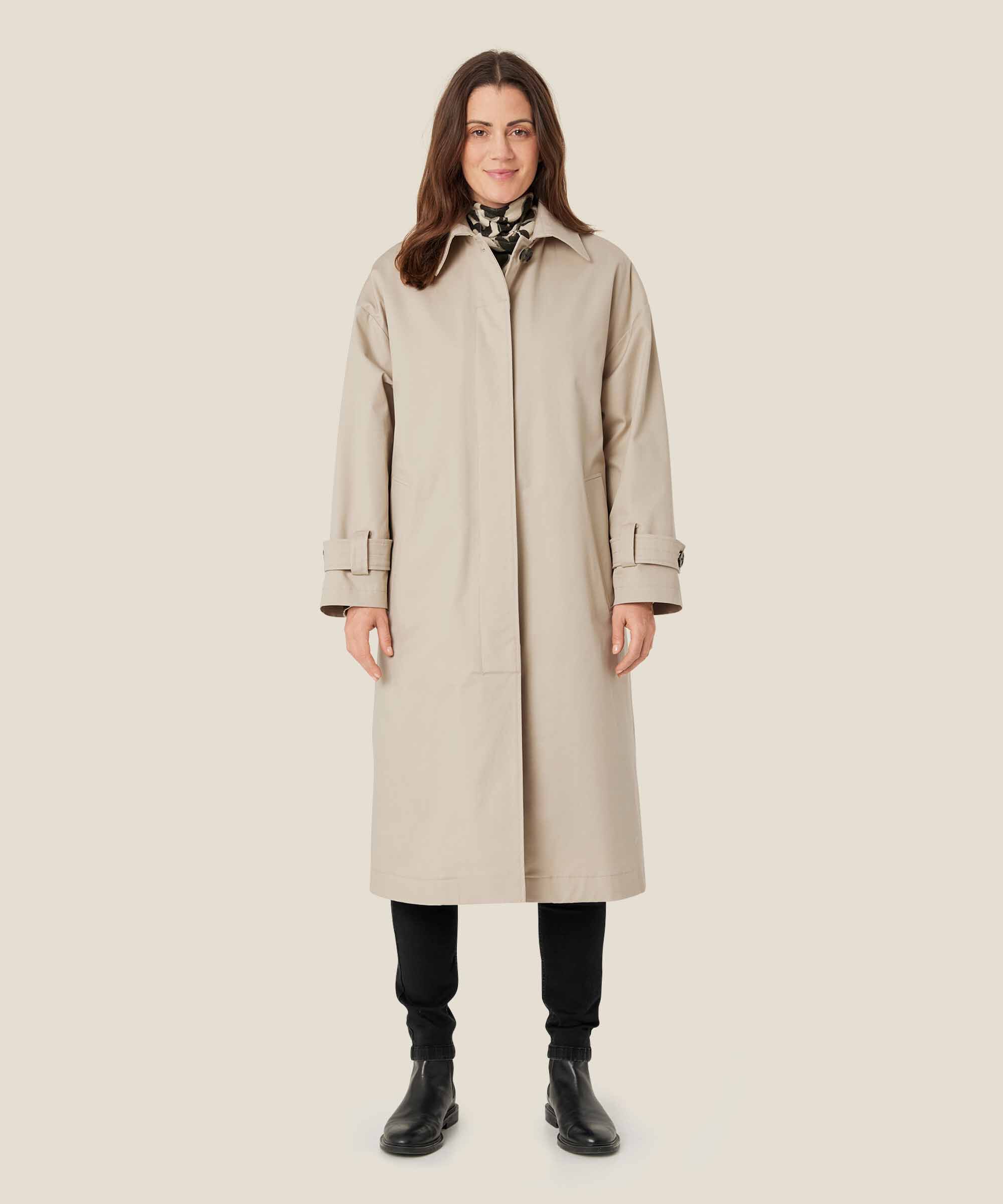 manteau avec ceinture et doublure amovible, Pure Cashmere