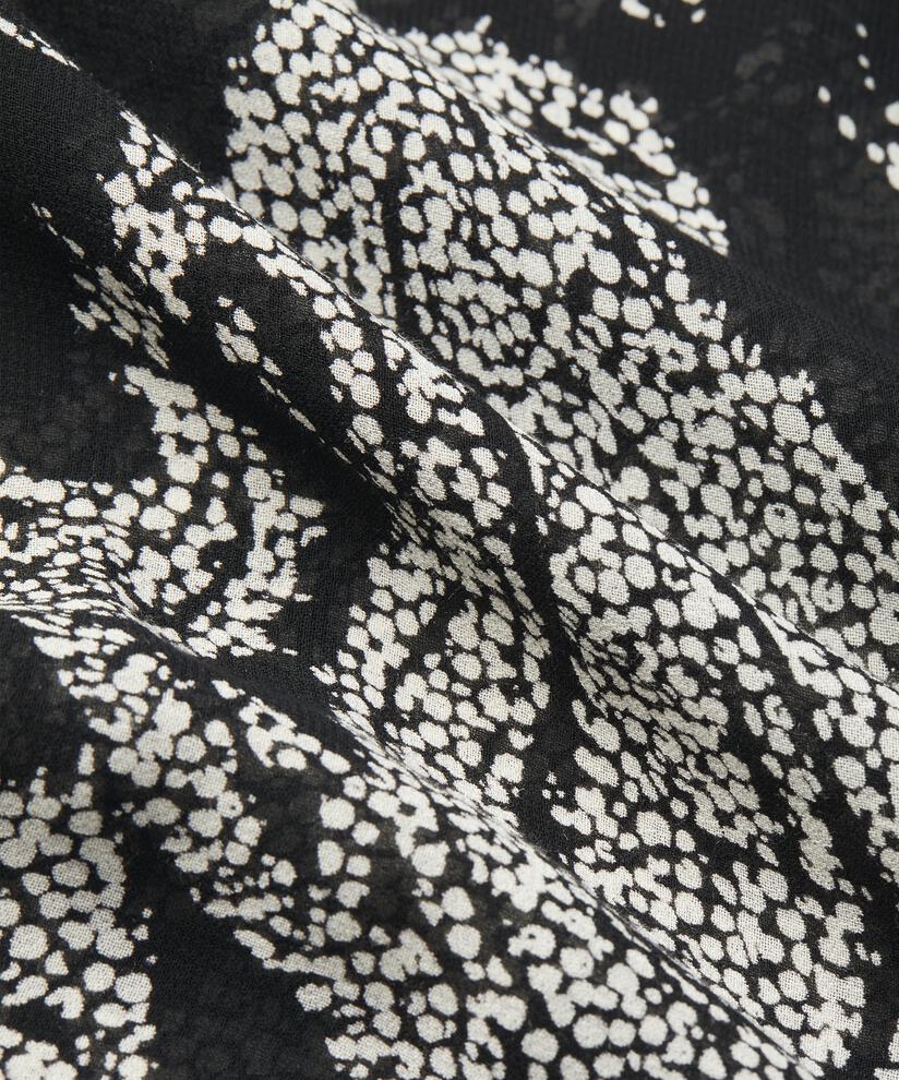 Blouse en viscose légère transparente, Black