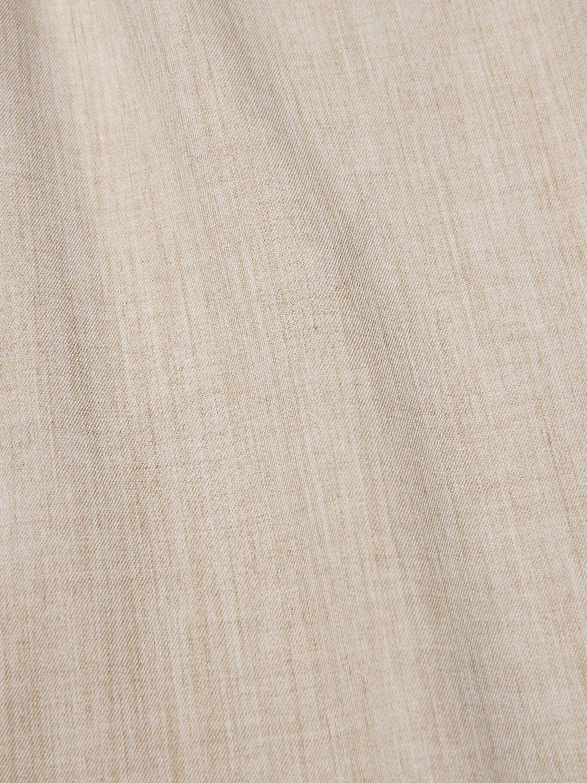 Pantalon Tiss&eacute; Avec Stretch Et Bouton Sur La Jambe, White Pepper