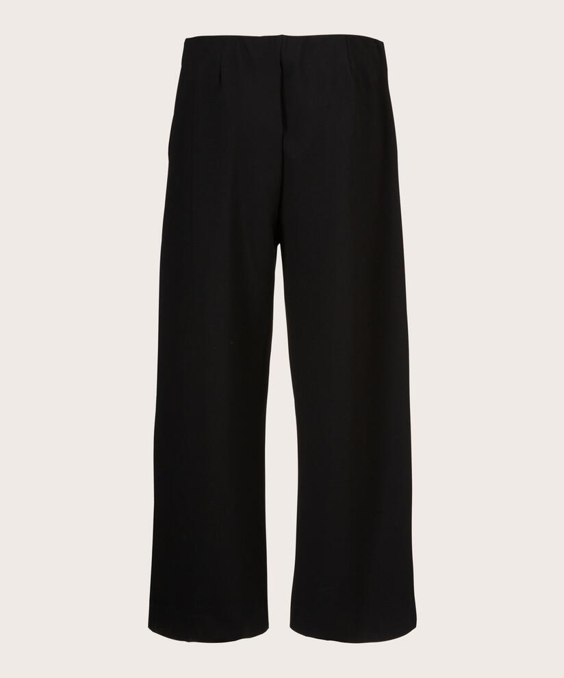 pantalon en jersey épais avec poches, Black